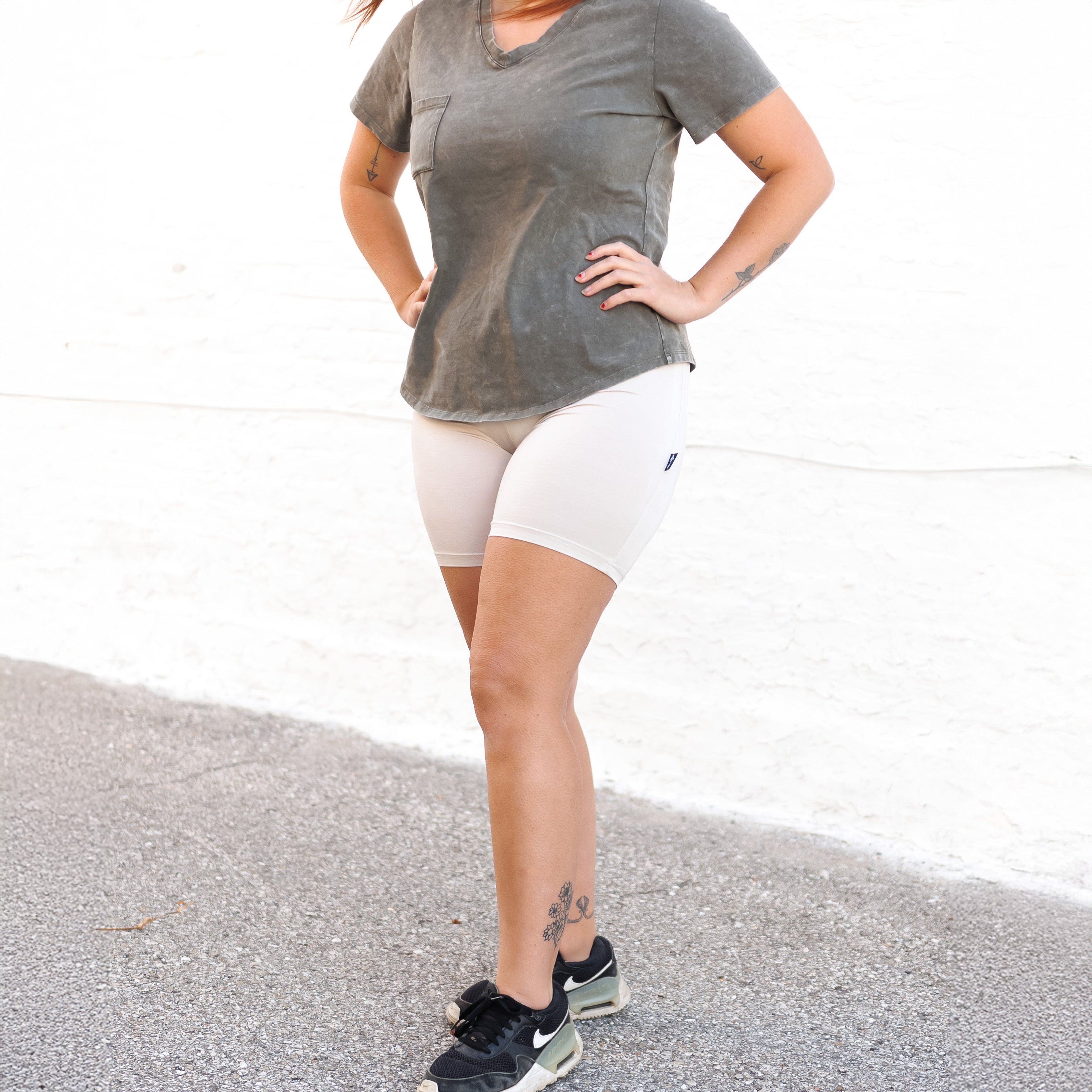 BIKER SHORTS- 3 Pack- Chris Camo, Moss + Clay